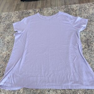 Torrid Light Purple Short Sleeve Tee